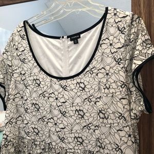 Black & white lace dress by Torrid